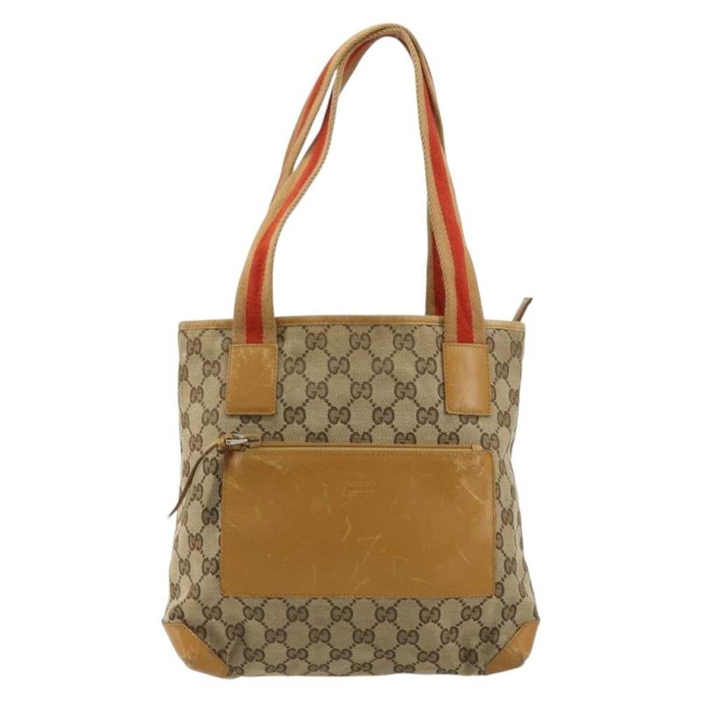 Gucci GG Canvas Tote Beige